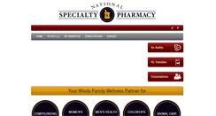 Desktop Screenshot of nationalspecialtypharmacy.com